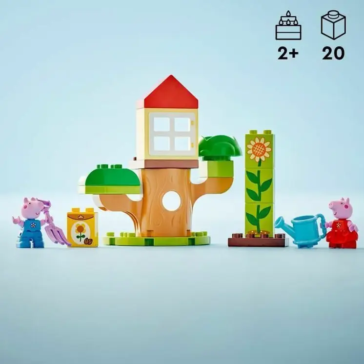 Construction set Lego Peppa Pig's Garden and Treehouse Multicolour