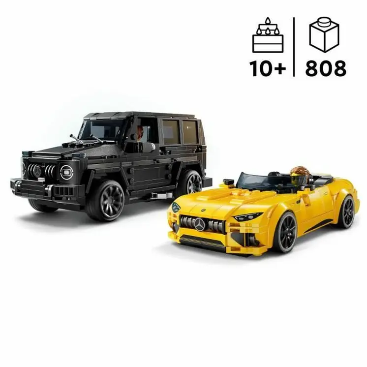 Construction set Lego Mercedes-AMG G 63 y Mercedes-AMG SL 63 Multicolour 808 Pieces