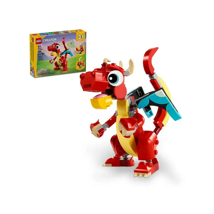 Construction set Lego 31145 DRAGÓN ROJO Multicolour 149 Pieces