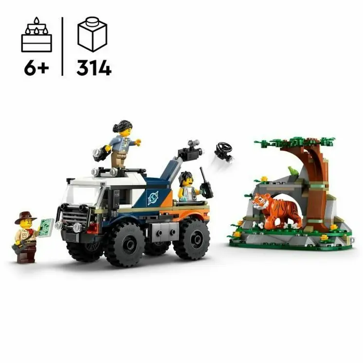 Construction set Lego 60426 Jungle Explorer Off-Road Truck Multicolour