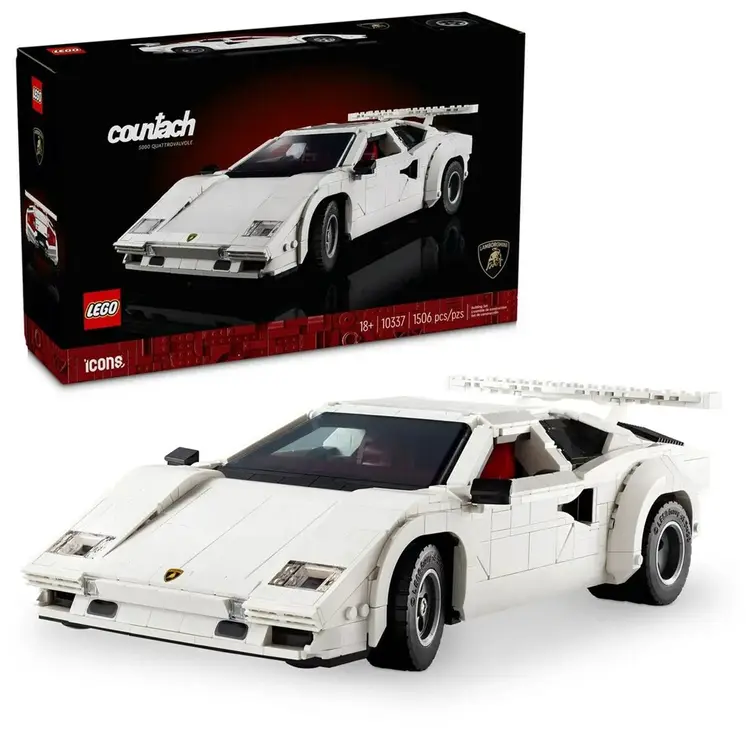 Construction set Lego ICONS 10337 Lamborghini Countach 5000 Quattrovalvole 1506 Pieces