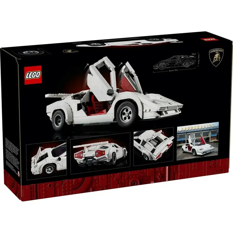 Construction set Lego ICONS 10337 Lamborghini Countach 5000 Quattrovalvole 1506 Pieces