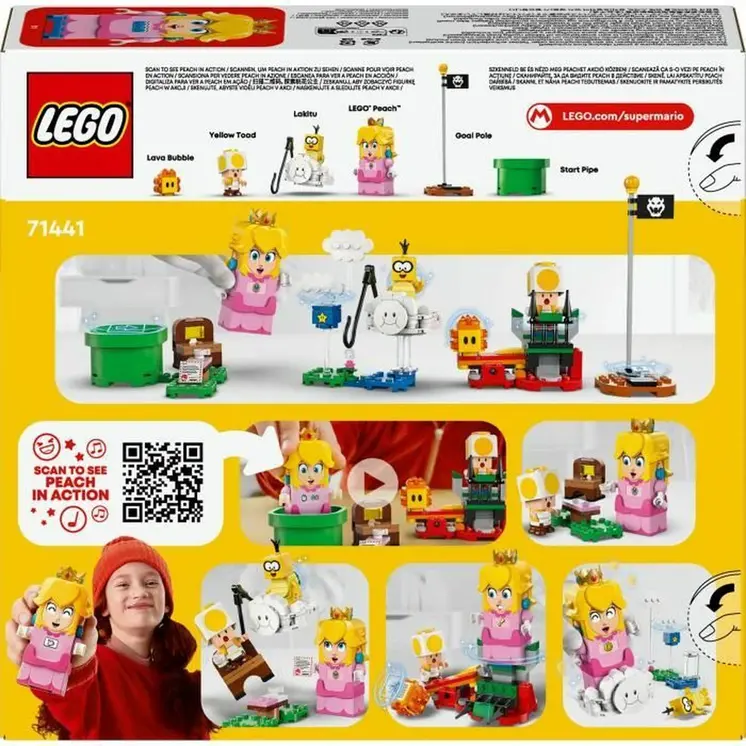Construction set Lego 71441 LEGO Peach's Adventures Interactive Princess Toy Multicolour