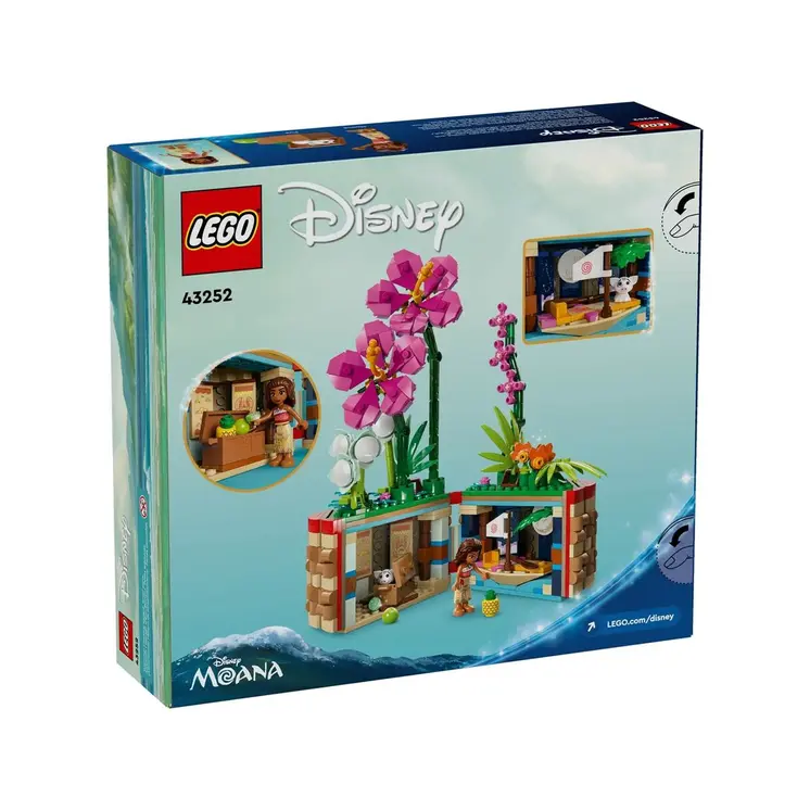 Construction set Lego 43252 Moana's Flowerpot 619 Pieces