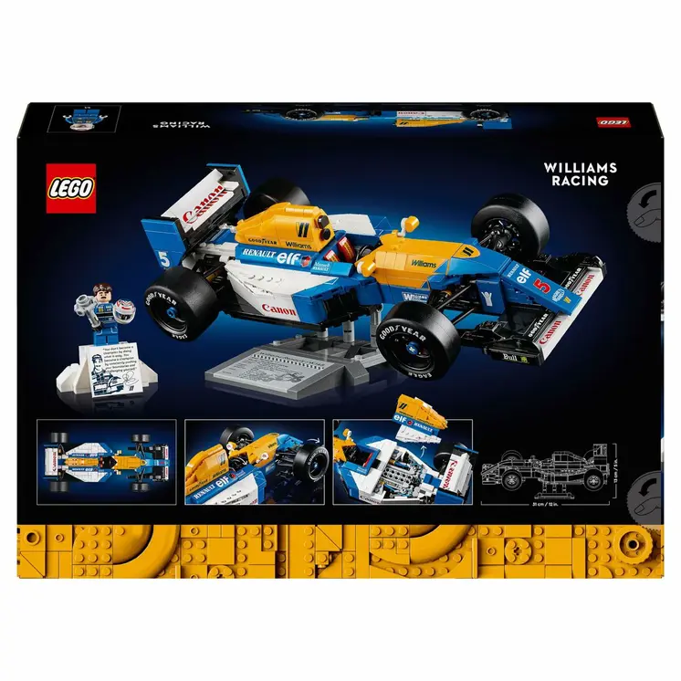 Construction set Lego ICONS 10353 Williams Racing FW14B i Nigel Mansell 799 Pieces