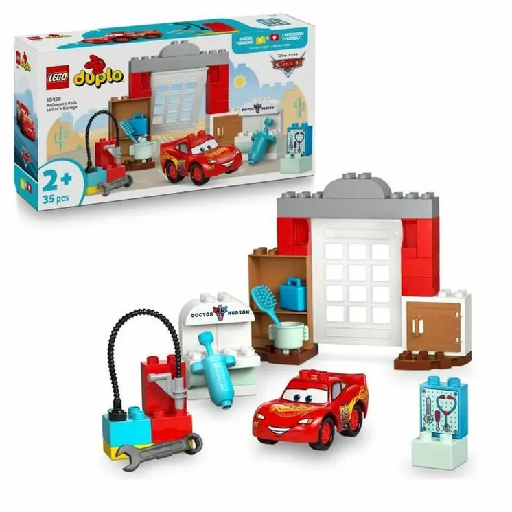 Construction set Lego 10456 Lightning McQueen visits Doc 35 Pieces