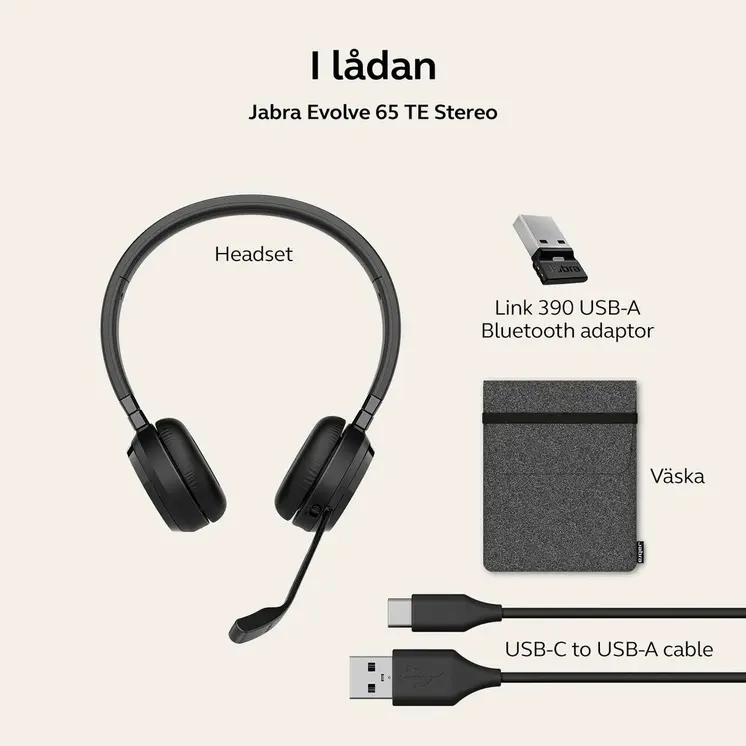 Headphones with Microphone Jabra Black