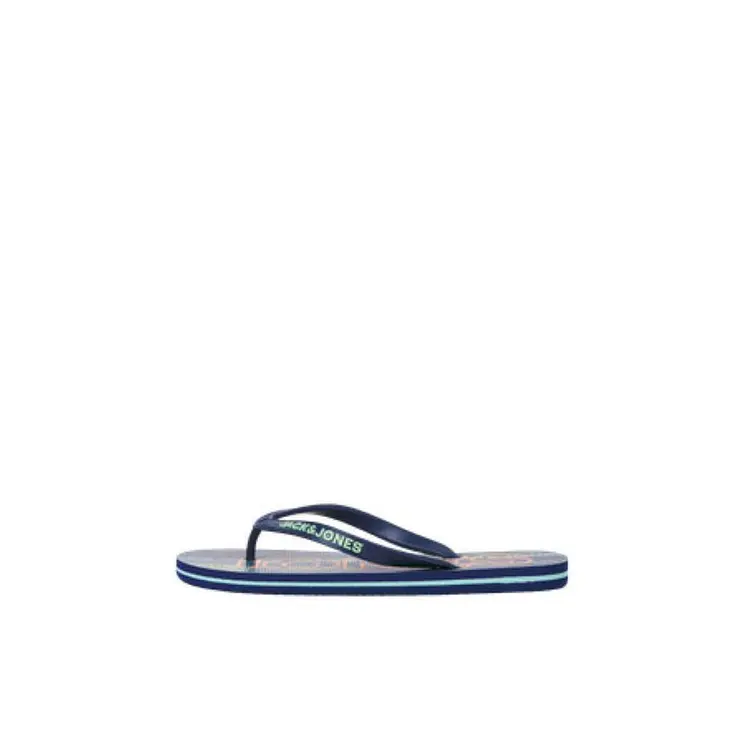 Men's Flip Flops Jack & Jones JFWLOGO 2.0 FLIP FLOP 12251259 Navy Blue