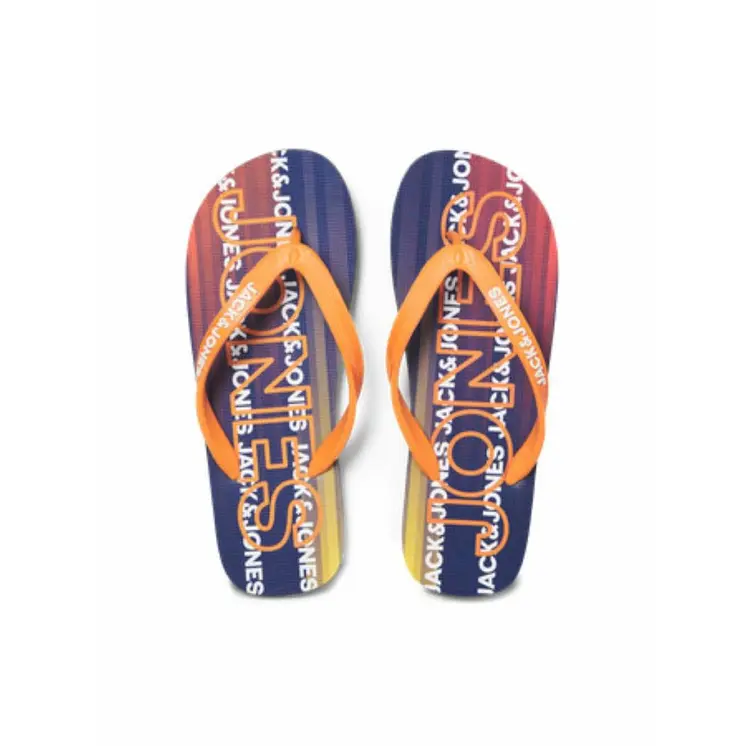 Men's Flip Flops Jack & Jones JFWLOGO 2.0 FLIP FLOP Orange