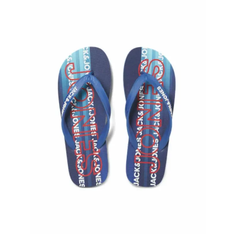 Men's Flip Flops Jack & Jones JFWLOGO 2.0 FLIP FLOP 12251259 Blue