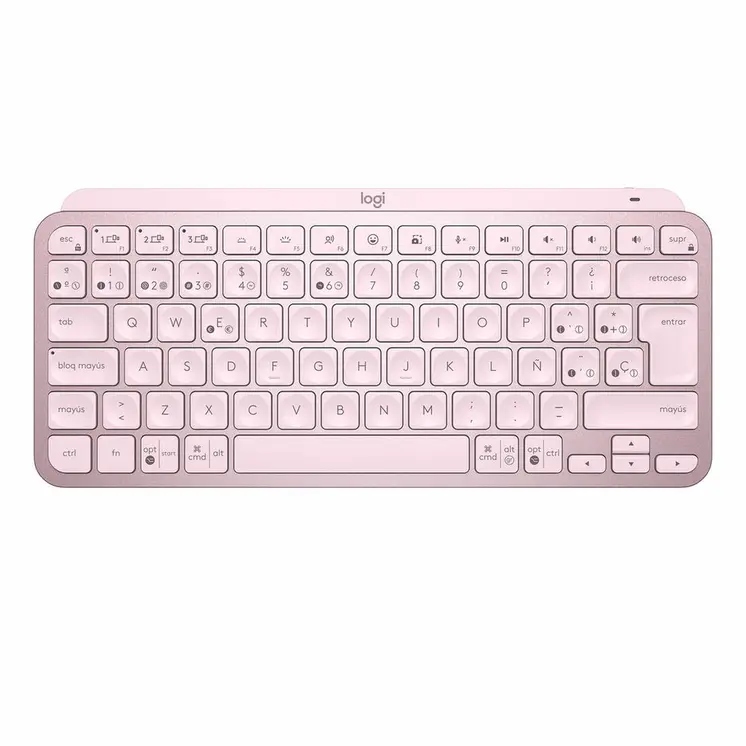 Keyboard Logitech 920-010813 Pink Spanish Spanish Qwerty QWERTY