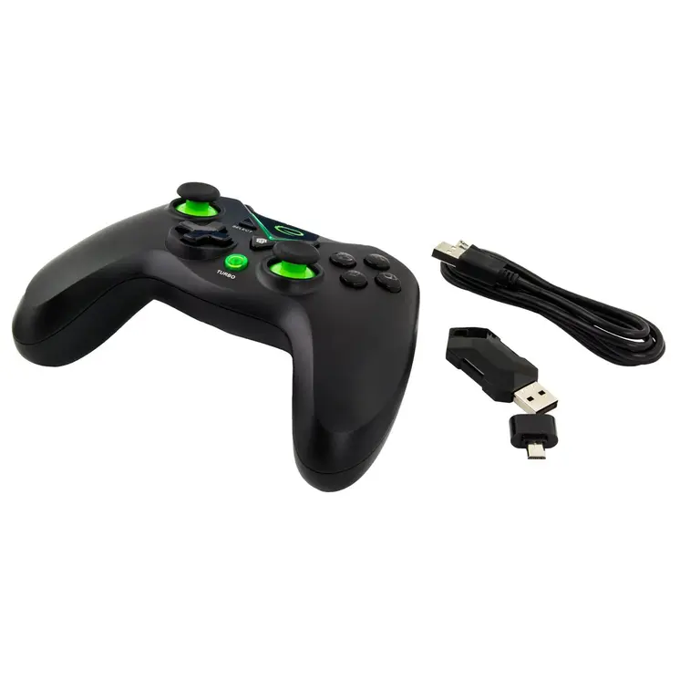 Gaming Control Esperanza EGG112K Black Green Microsoft Xbox One PC PlayStation 3