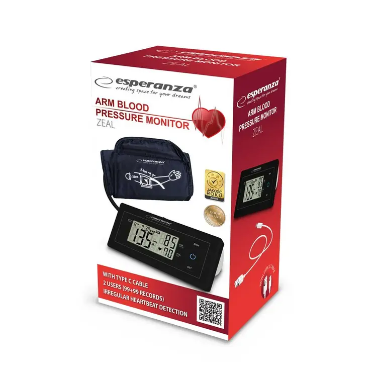 Arm Blood Pressure Monitor Esperanza ECB008