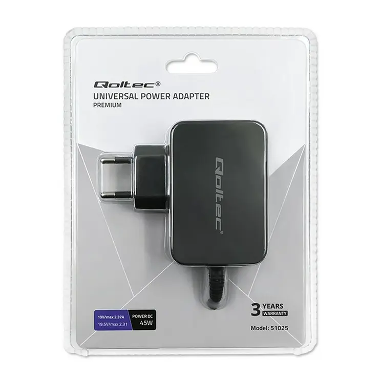 Laptop Charger Qoltec 51025 45 W