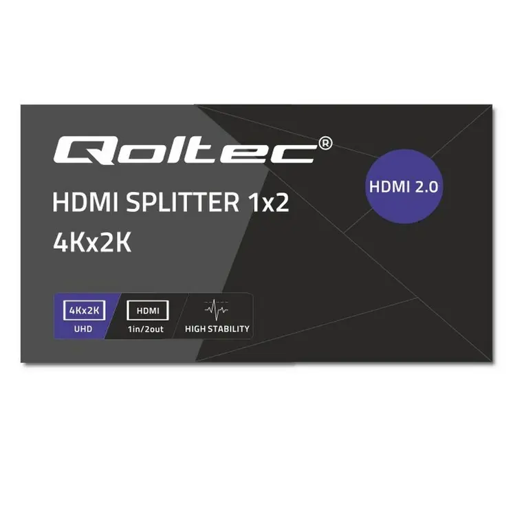 HDMI switch Qoltec 51797 Black