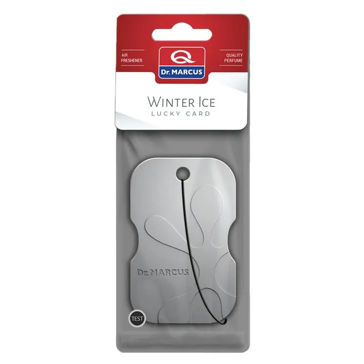 Car Air Freshener Dr Marcus Lucky Card ICE CHILL Plastic Fragrance Pendant