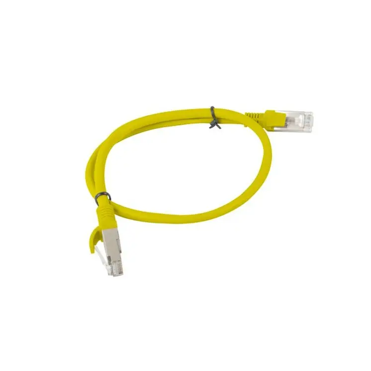 UTP Category 6 Rigid Network Cable Lanberg PCU6-20CC-0050-Y Yellow 50 cm