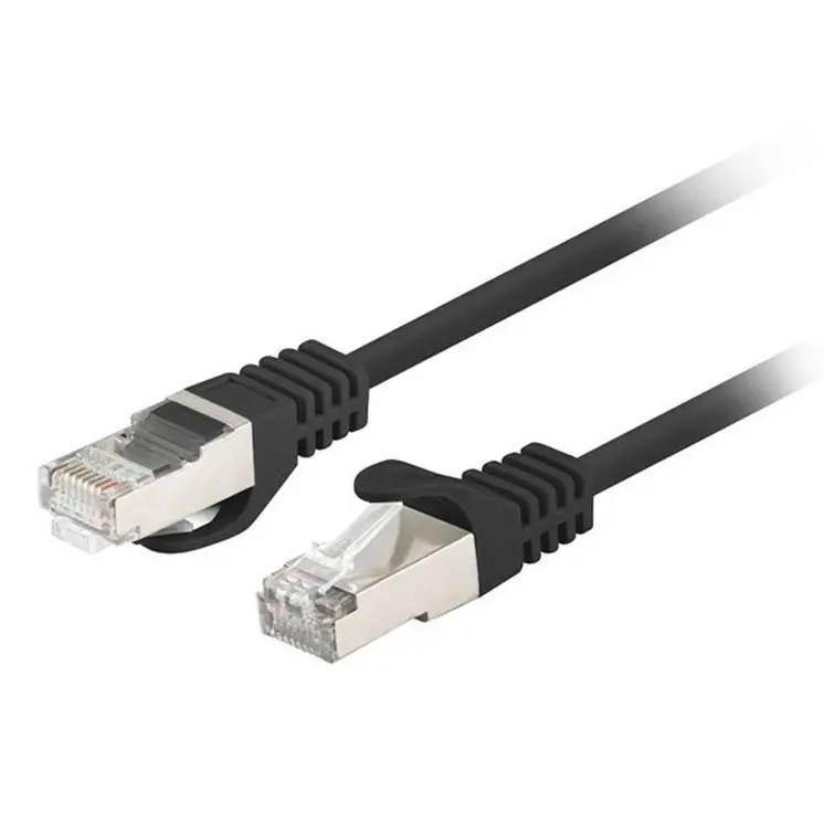 UTP Category 6 Rigid Network Cable Lanberg PCF6-20CC-0200-BK Black 2 m