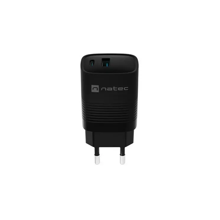 Wall Charger Natec NUC-2141 Black 30 W