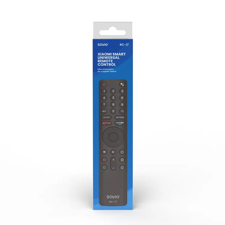 Universal Remote Control Savio RC-17 Black