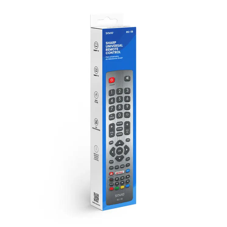 Universal Remote Control Savio RC-19