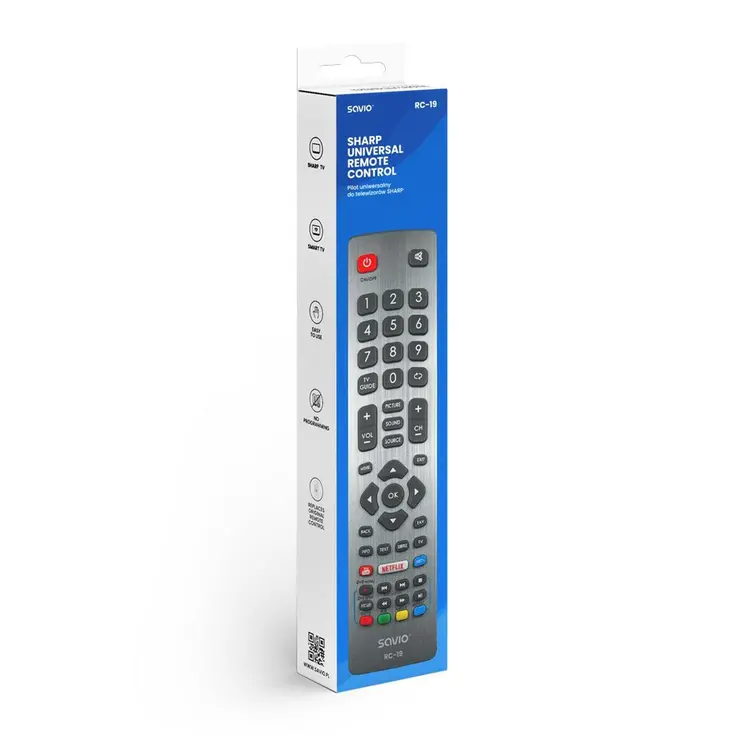Universal Remote Control Savio RC-19
