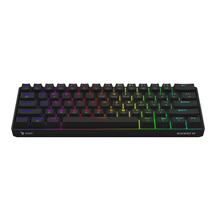 Keyboard Savio BLACKOUT X2 PEACH Black Qwerty US