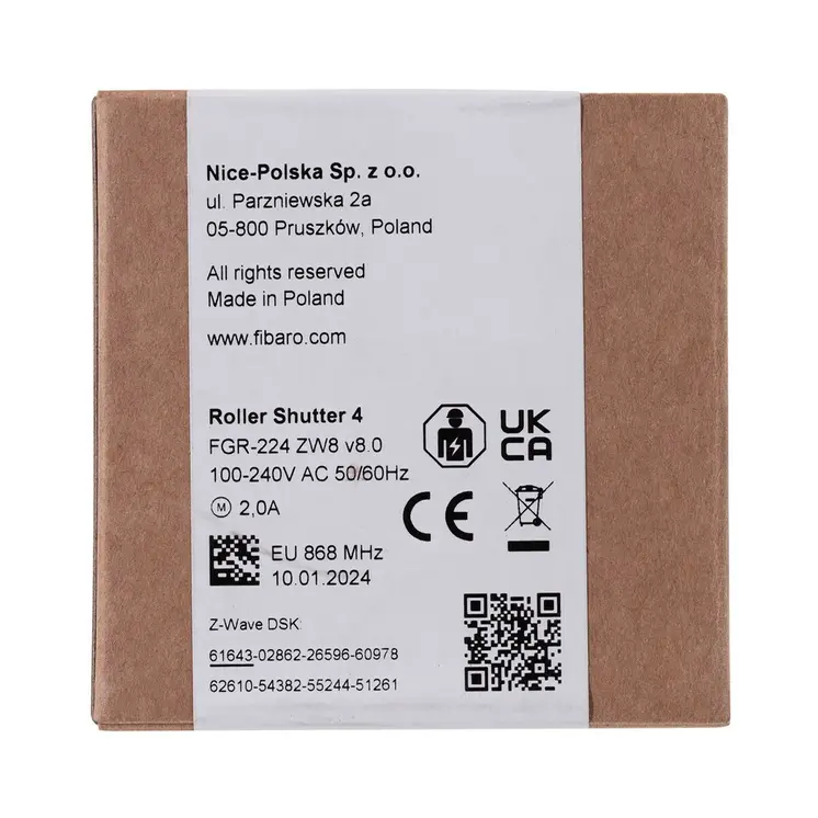 Smart Plug Fibaro FGR-224 ZW8