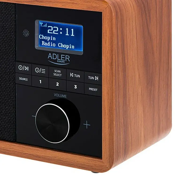 Radio Adler AD 1184 Black Wood