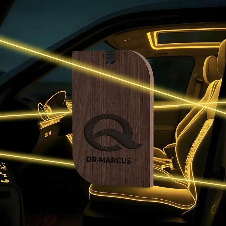 Car Air Freshener Dr Marcus Classic Midnight Mist Wood Pendant