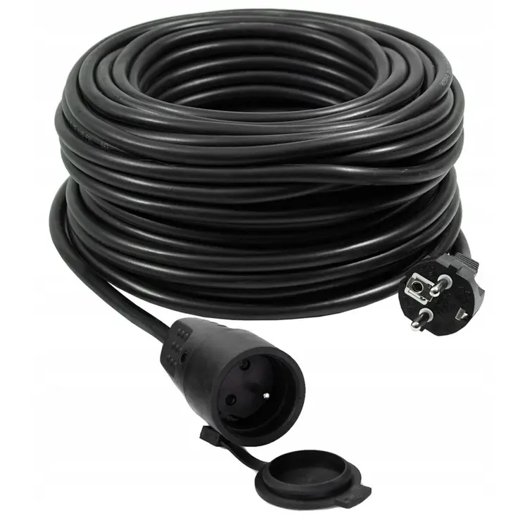 Power Cord Vertex PZO50M Black 50 m