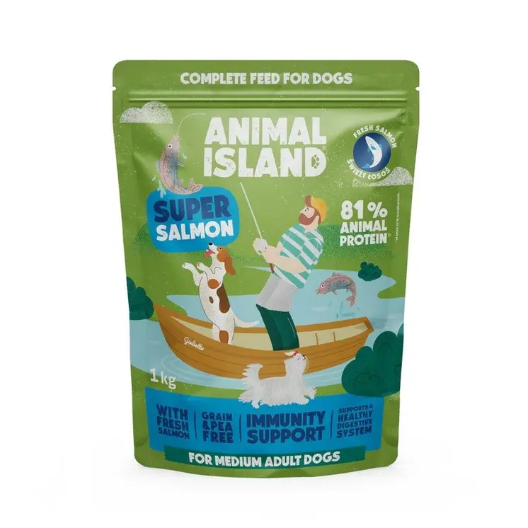 Fodder ANIMAL ISLAND Salmon Salmon 1 kg