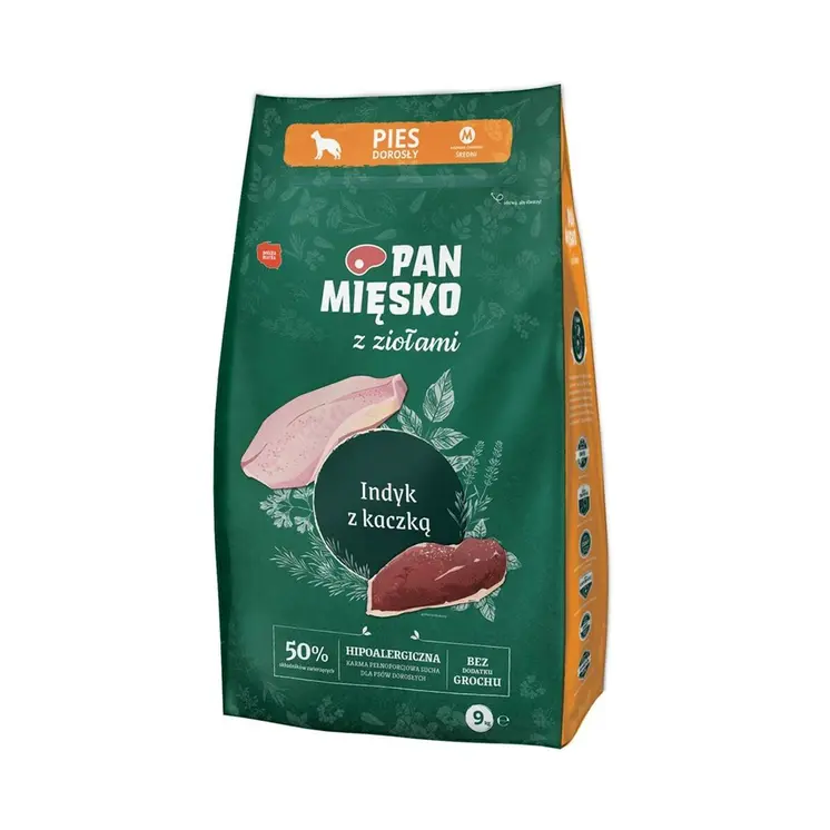 Fodder PAN MIĘSKO Turkey 9 kg