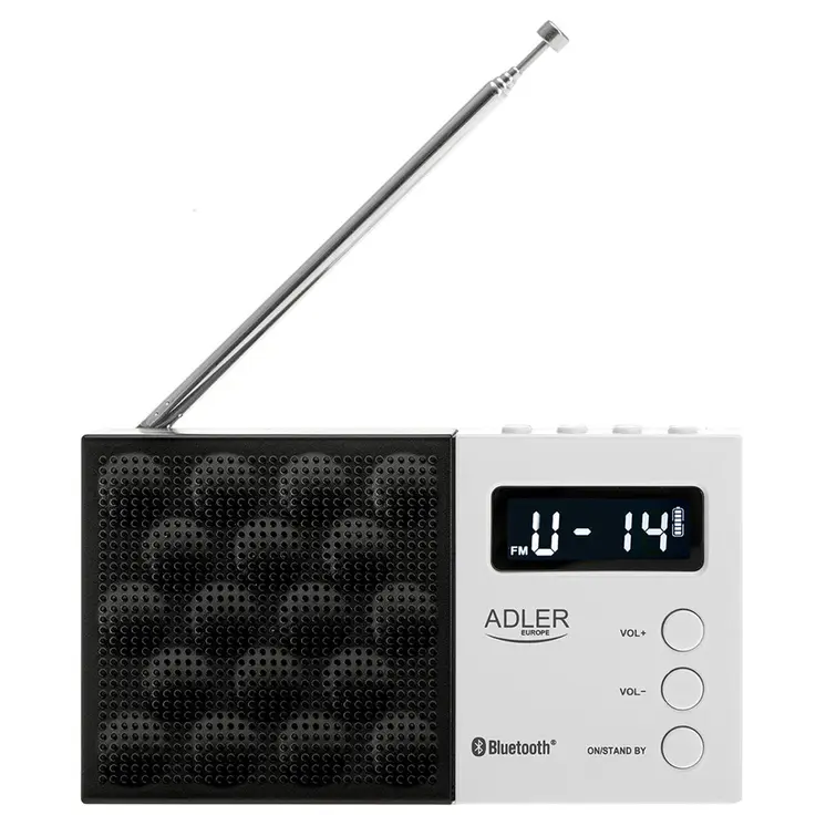 Radio Adler pll fm ad 1908 Black White
