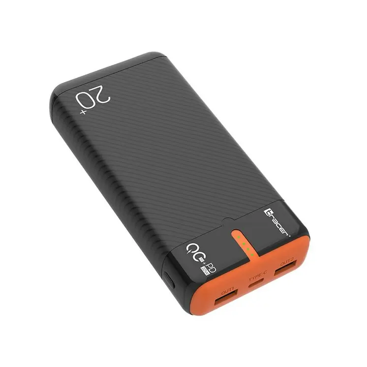 Powerbank Tracer TRABAT47516 Black Orange 20000 mAh 74 WH