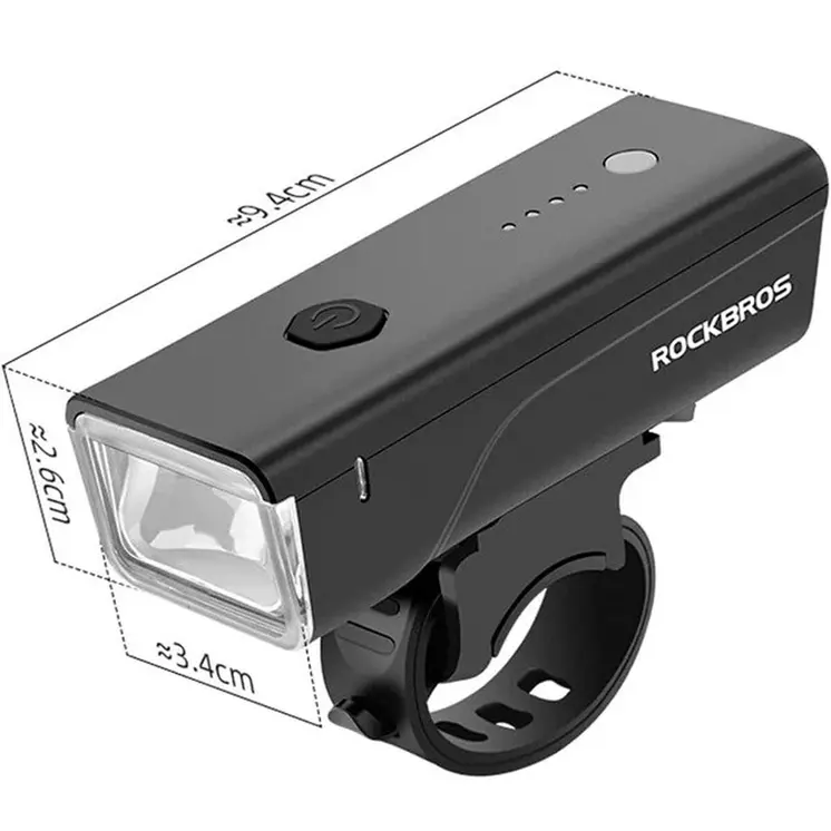 LED Bicycle Torch Rockbros Luz para bicicleta