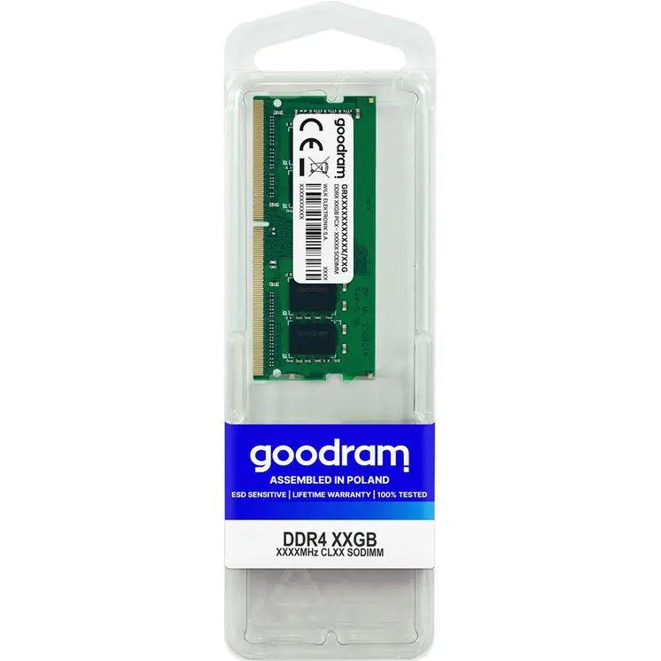 RAM Memory GoodRam GR2666S464L19S/16G 2666 MHZ 16 GB DDR4 2666 MHz CL19