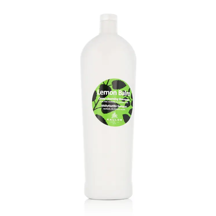 Deep Cleaning Shampoo Kallos Cosmetics Lemon Balm 1 L Lemon