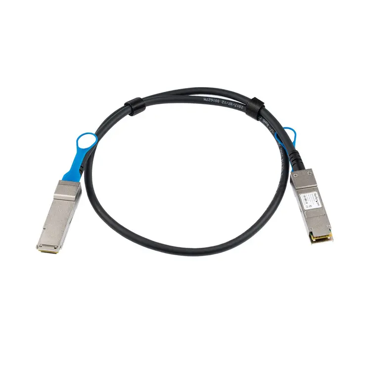 UTP Category 6 Rigid Network Cable Startech QSFP40GPC1M Black 1 m