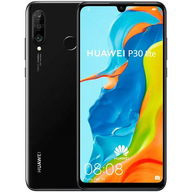 Smartphone Huawei P30 lite ARM Cortex-A53 4 GB RAM 128 GB Black