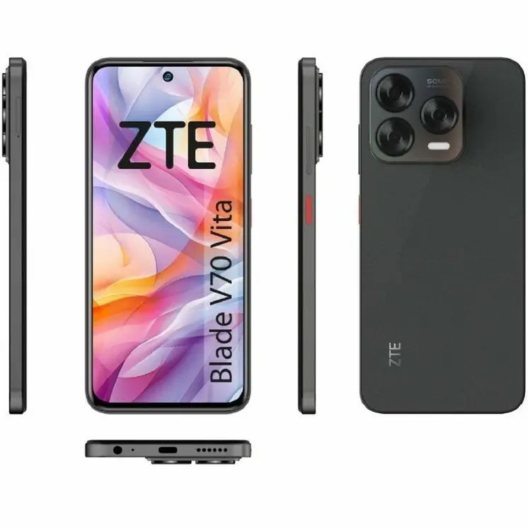Smartphone ZTE Blade V70 Vita Octa Core 8 GB RAM 256 GB Grey 6,7" 75"