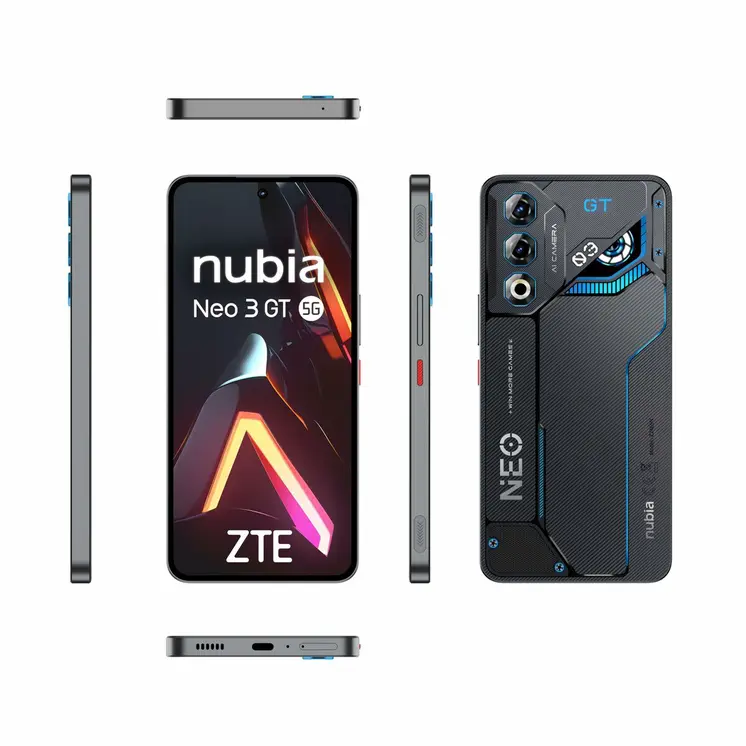 Smartphone ZTE 6,8" Unisoc 12 GB RAM 256 GB Grey