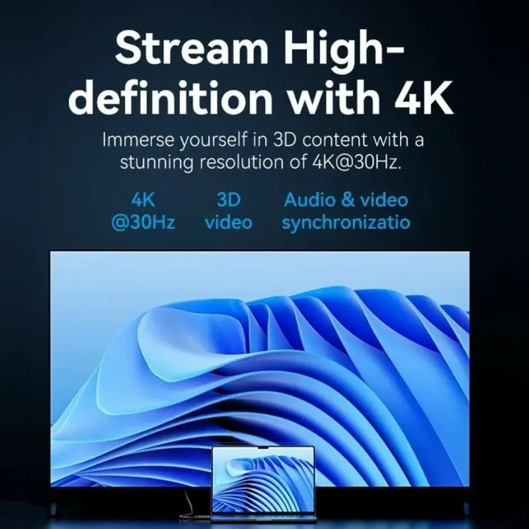 DisplayPort to HDMI Cable Vention HFOBJ 5 m