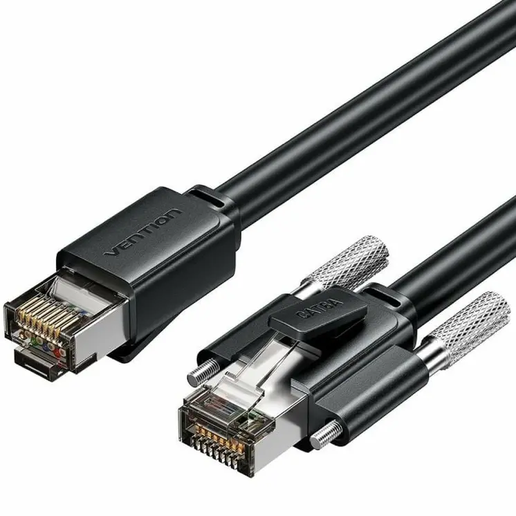 Category 6 Hard UTP RJ45 Cable Vention IBUBI Black 3 m