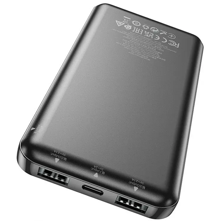 Powerbank Hoco J100 black Black 10000 mAh