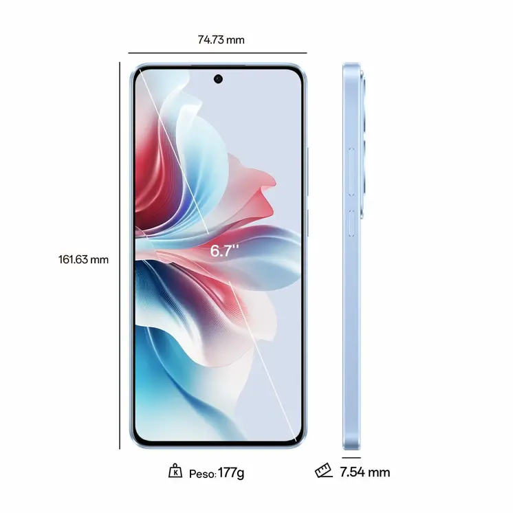 Smartphone Oppo RENO 11F 6,7" 8 GB RAM 256 GB Blue 5000 mAh