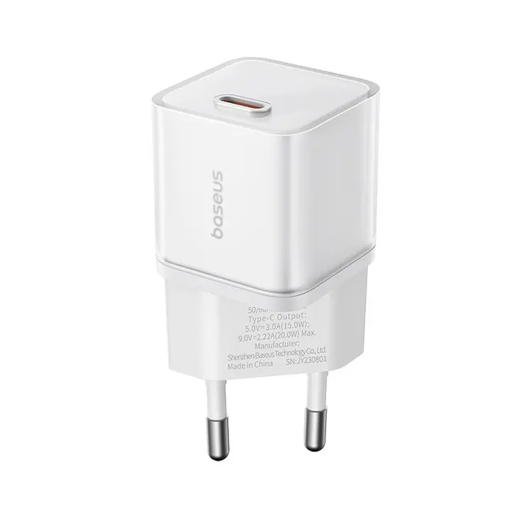 Wall Charger Baseus P10162503213-00 White 20 W
