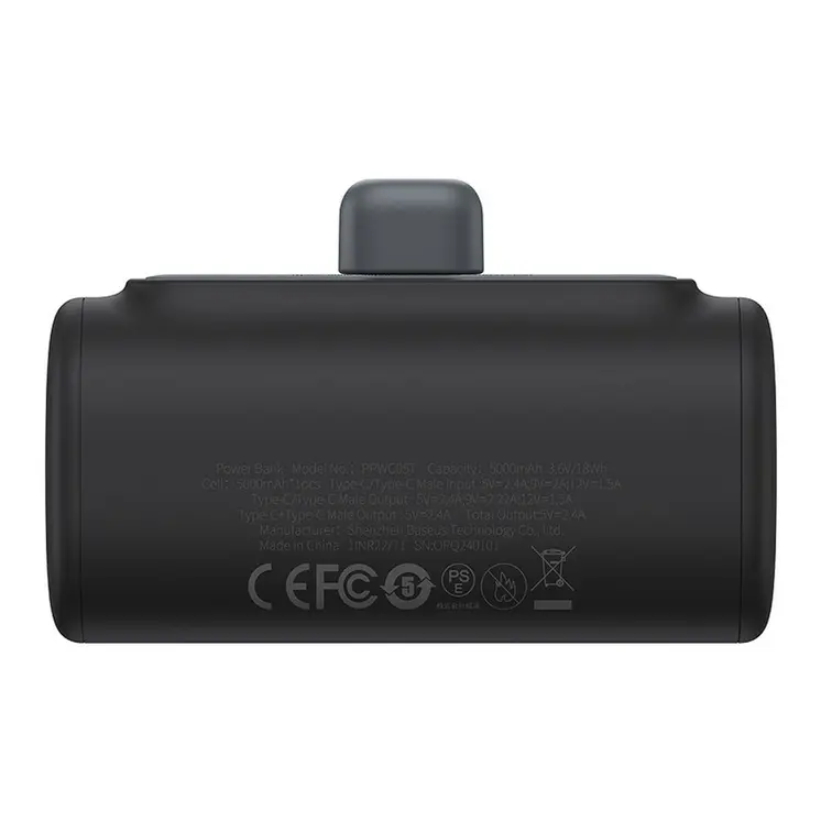 Powerbank Baseus P10068306113-00 Black 5000 mAh