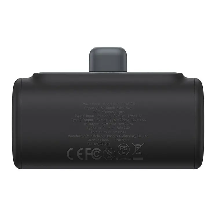 Powerbank Baseus P10068307113-00 Black 5000 mAh