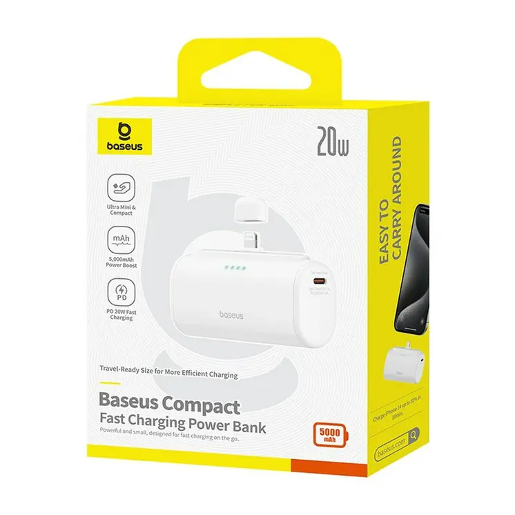 Powerbank Baseus P10068307213-00 White 5000 mAh